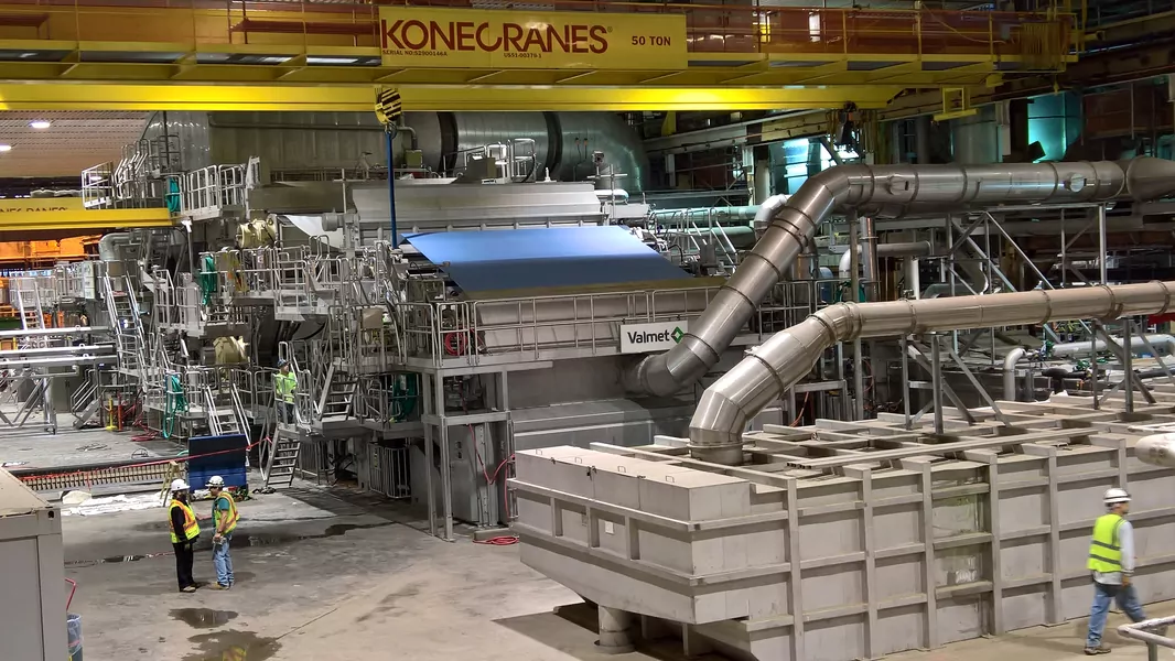 NTT Tissue Machine Project C/W services for 3 Converting Lines